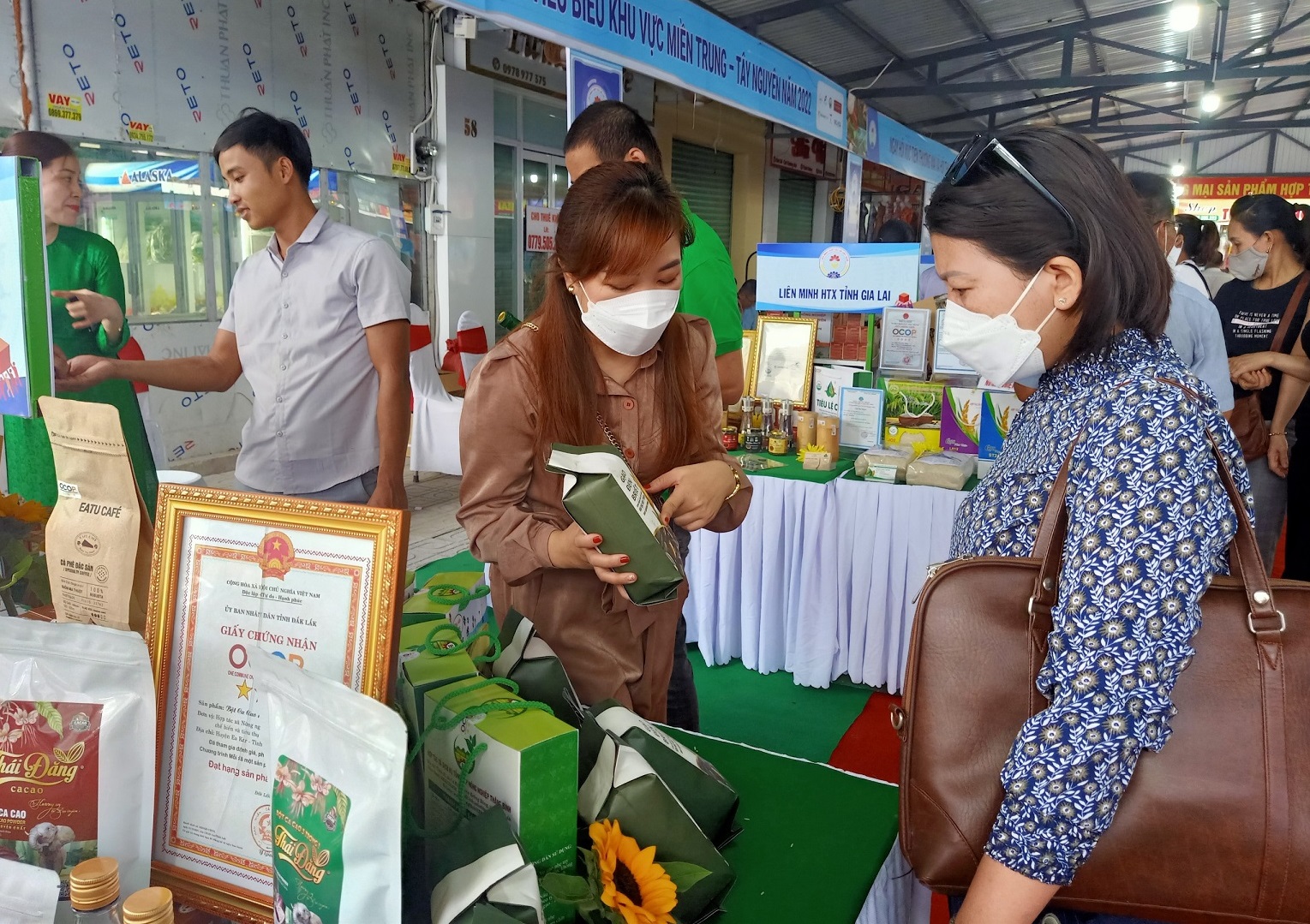 các HTX trưng bày